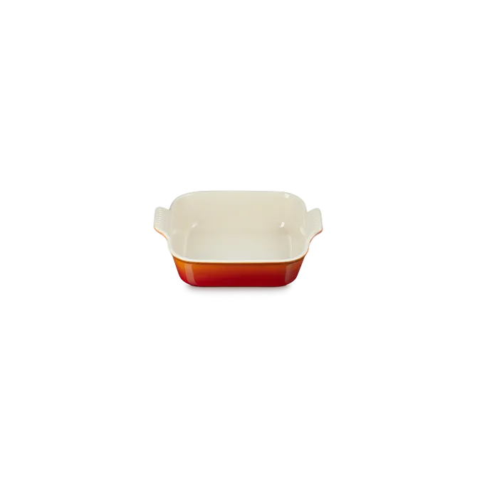 Le Creuset ovenschaal vierkant 23 cm aardewerk vulcanique