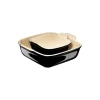 Le Creuset ovenschalenset aardewerk glanzend zwart 2-delig
