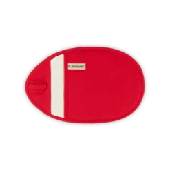 Le Creuset pannenlap 31 x 21 cm textiel kersrood