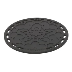 Le Creuset pannenonderzetter ø 20 cm silicone zwart