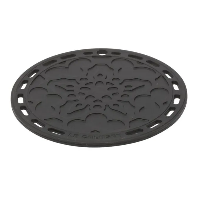 Le Creuset pannenonderzetter ø 20 cm silicone zwart