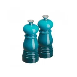 Le Creuset peper- en zoutmolen 11 cm kunststof Deep Teal 2-delig