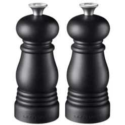 Le Creuset peper- en zoutmolen 11 cm kunststof mat zwart 2-delig