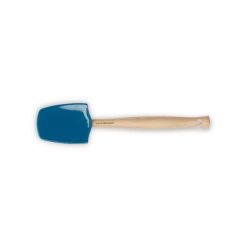 Le Creuset Premium grote lepelspatel 28 cm silicone Deep Teal