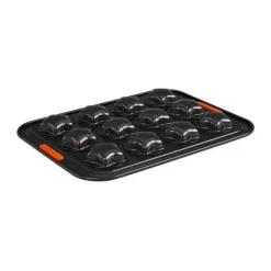 Le Creuset Pâtiliss bakvorm voor 12 stervormige muffins staal zwart