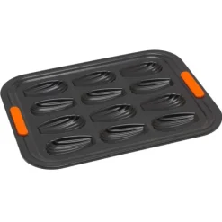 Le Creuset Pâtiliss madeleinevorm 12 madeleines staal zwart