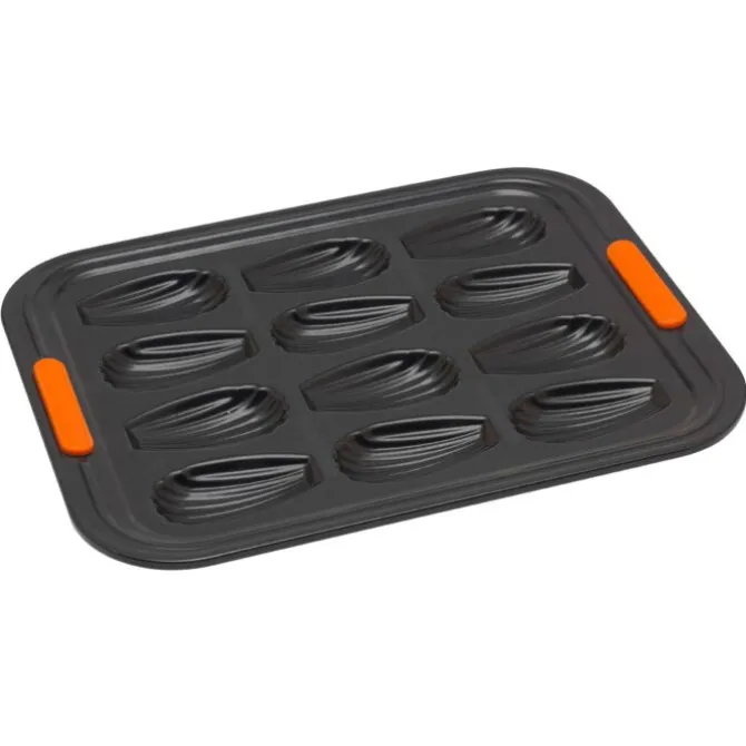 Le Creuset Pâtiliss madeleinevorm 12 madeleines staal zwart