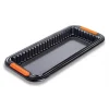 Le Creuset Pâtiliss rechthoekige taartvorm met uitneembare bodem 33 x 13 cm staal zwart