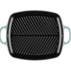 Le Creuset rechthoekige grill 30 cm gietijzer Sea Salt
