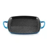 Le Creuset rechthoekige grill 30 cm gietijzer Azure