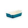 Le Creuset rechthoekige ovenschaal 26 x 19 cm aardewerk Deep Teal
