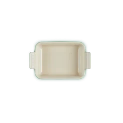 Le Creuset rechthoekige ovenschaal 19 x 14 cm aardewerk bamboo