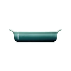 Le Creuset rechthoekige ovenschaal 32 x 24 cm aardewerk Bleu Riviera