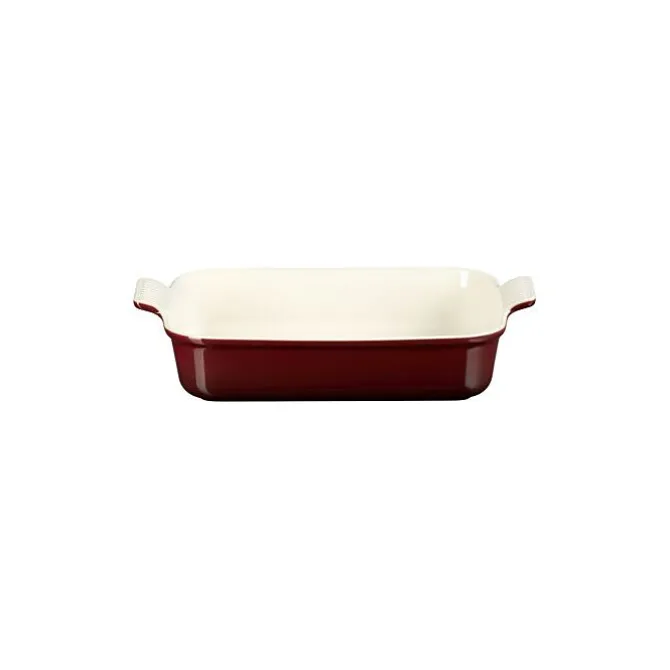 Le Creuset rechthoekige ovenschaal 32 x 24 cm aardewerk Rhône