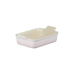 Le Creuset rechthoekige ovenschaal 32 x 24 cm aardewerk Shell Pink