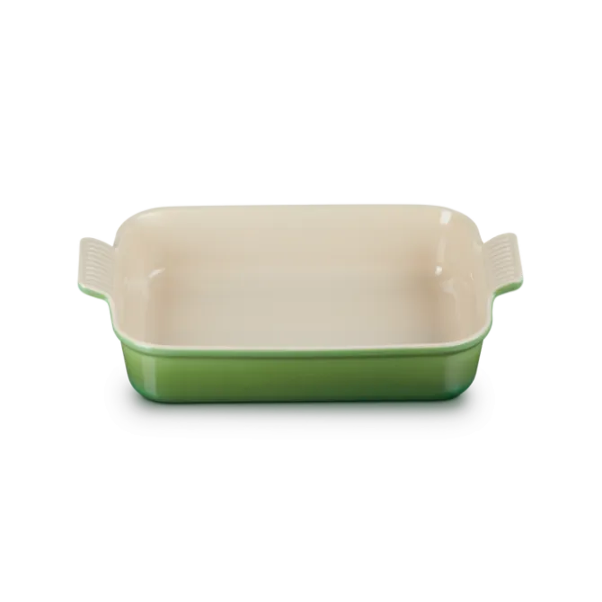 Le Creuset rechthoekige ovenschaal 32 x 24 cm aardewerk bamboo