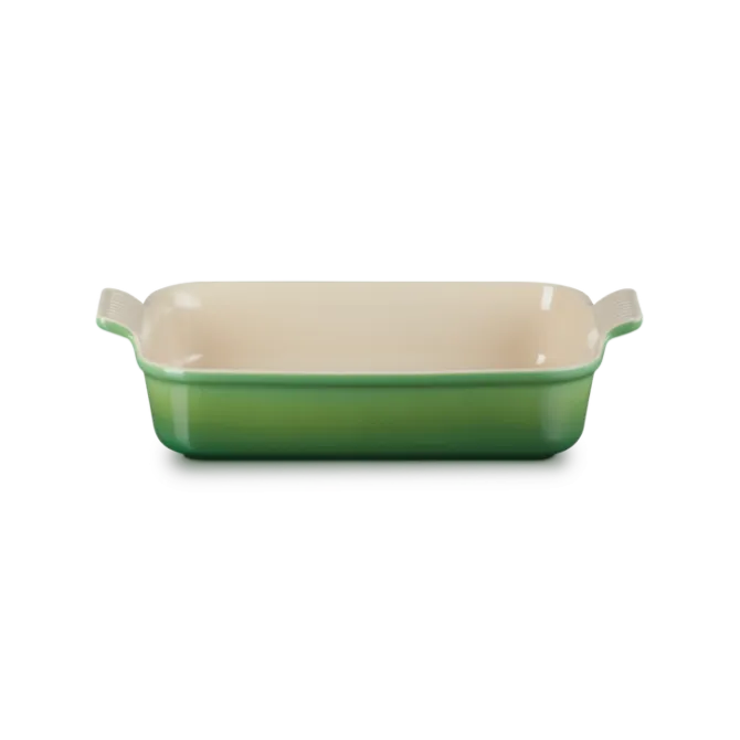 Le Creuset rechthoekige ovenschaal 32 x 24 cm aardewerk bamboo