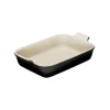 Le Creuset rechthoekige ovenschaal 26 x 19 cm aardewerk zwart