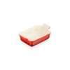 Le Creuset rechthoekige ovenschaal 19 x 14 cm aardewerk kersrood