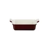 Le Creuset rechthoekige ovenschaal 19 x 14 cm aardewerk Rhône