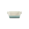 Le Creuset rechthoekige ovenschaal 19 x 14 cm aardewerk Sea Salt