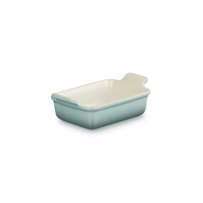 Le Creuset rechthoekige ovenschaal 19 x 14 cm aardewerk Sea Salt