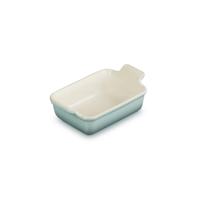 Le Creuset rechthoekige ovenschaal 19 x 14 cm aardewerk Sea Salt