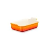 Le Creuset rechthoekige ovenschaal 32 x 24 cm aardewerk vulcanique