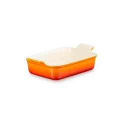 Le Creuset rechthoekige ovenschaal 32 x 24 cm aardewerk vulcanique