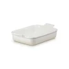 Le Creuset rechthoekige ovenschaal 32 x 24 cm aardewerk Meringue