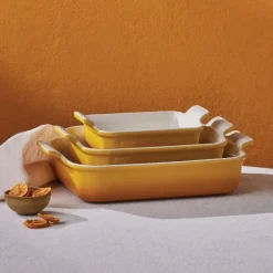 Le Creuset rechthoekige ovenschaal 32 x 24 cm aardewerk Nectar