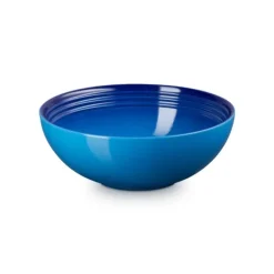 Le Creuset saladeschaal 2,2 liter ø 24 cm aardewerk Azure