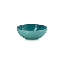 Le Creuset saladeschaal 2,2 liter ø 24 cm aardewerk Bleu Riv