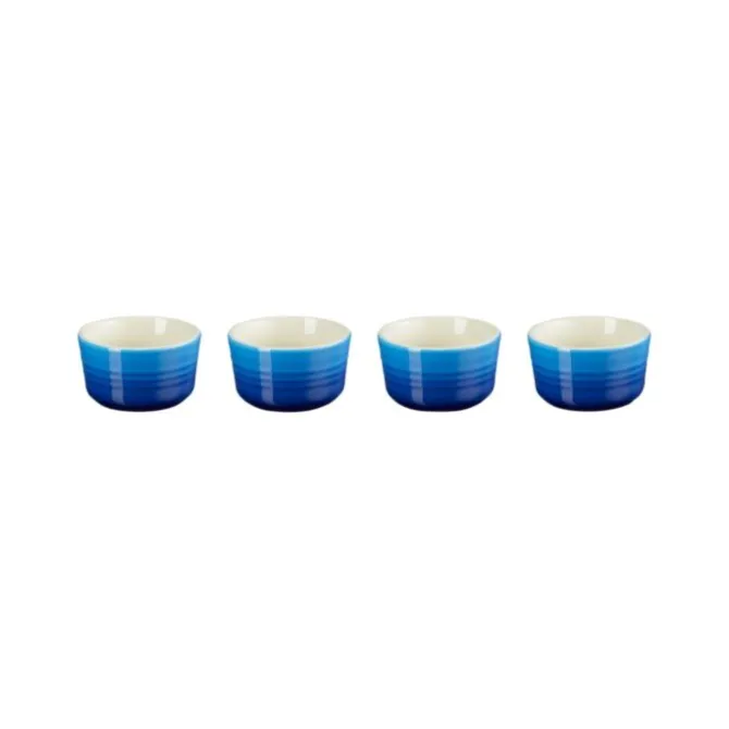 Le Creuset schaaltje 100 ml ø 7,8 cm aardewerk Azure 4 stuks