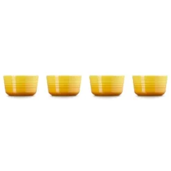Le Creuset schaaltje 100 ml ø 7,8 cm aardewerk nectar 4 stuks