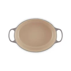 Le Creuset Signature braadpan ovaal 6,3 liter ø 31 cm gietijzer Flint