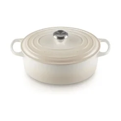 Le Creuset Signature braadpan ovaal 4,7 liter ø 29 cm gietijzer Flint