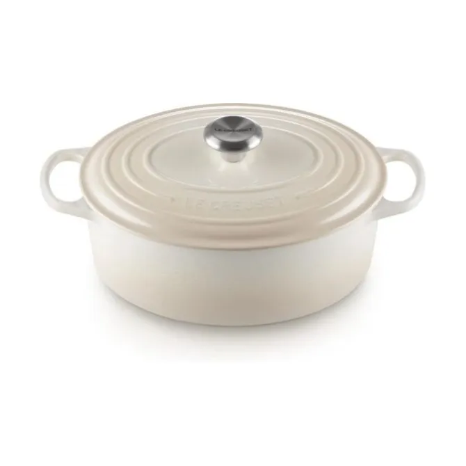 Le Creuset Signature braadpan ovaal 4,7 liter ø 29 cm gietijzer Flint