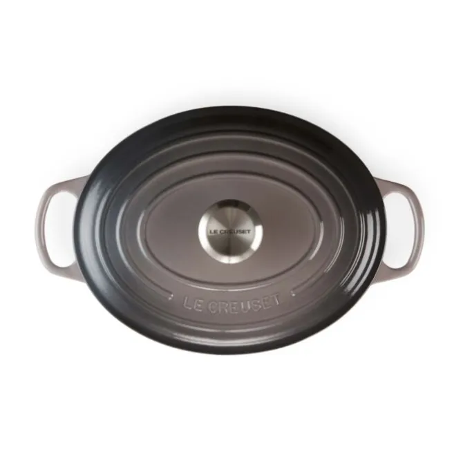 Le Creuset Signature braadpan ovaal 4,7 liter ø 29 cm gietijzer Flint