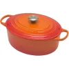 Le Creuset Signature braadpan ovaal 6,3 liter ø 31 cm gietijzer vulcanique