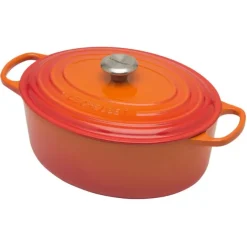 Le Creuset Signature braadpan ovaal 6,3 liter ø 31 cm gietijzer vulcanique