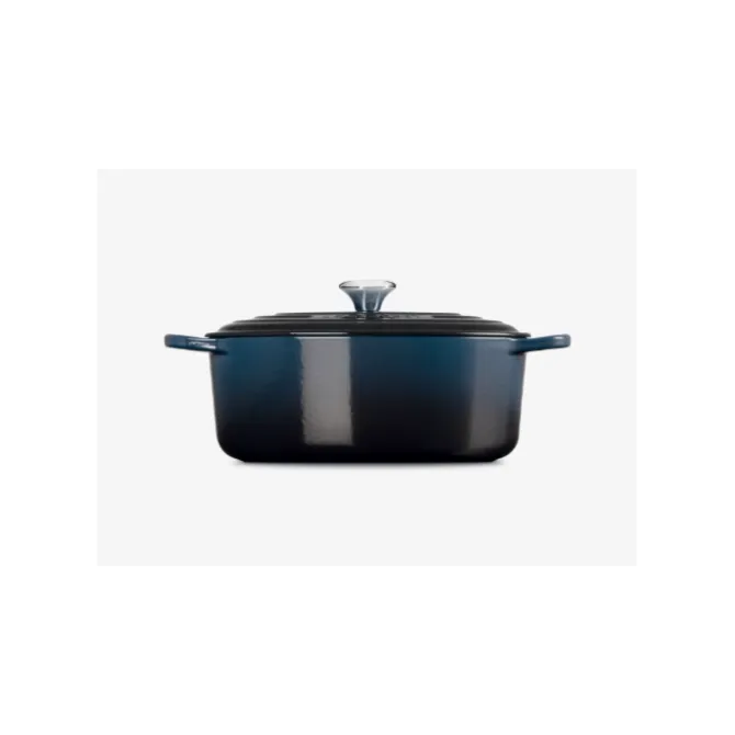 Le Creuset Signature braadpan ovaal 4,7 liter ø 29 cm gietijzer Nuit