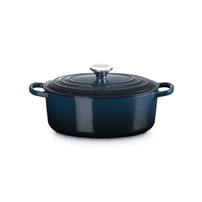 Le Creuset Signature braadpan ovaal 4,7 liter ø 29 cm gietijzer Nuit