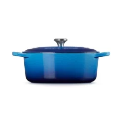 Le Creuset Signature braadpan ovaal 4,7 liter ø 29 cm gietijzer Azure