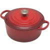 Le Creuset Signature braadpan 3,3 liter ø 22 cm gietijzer kersrood