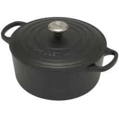 Le Creuset Signature braadpan 3,3 liter ø 22 cm gietijzer matzwart