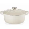 Le Creuset Signature braadpan 5,3 liter ø 26 cm gietijzer meringue