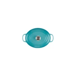 Le Creuset Signature braadpan ovaal 4,7 liter ø 29 cm gietijzer Caribbean Blue