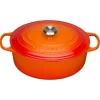 Le Creuset Signature braadpan ovaal 13,9 liter ø 40 cm gietijzer vulcanique