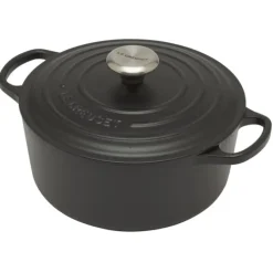 Le Creuset Signature braadpan 4,2 liter ø 24 cm gietijzer matzwart